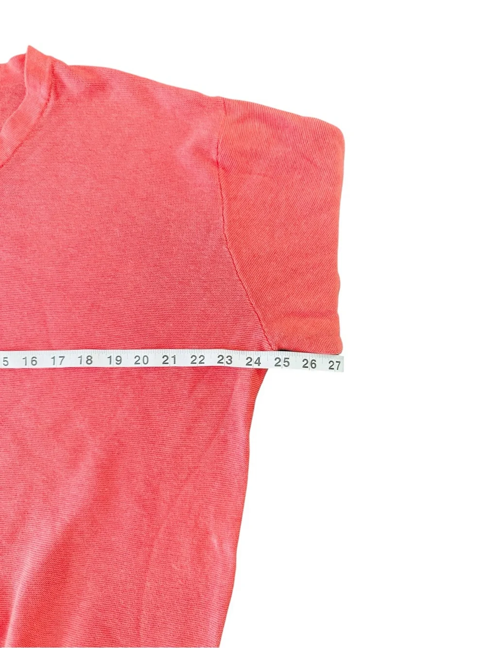 Talbots Men XL Coral V Neck Sweater 100% Cotton Lightweight Preppy Golf Coastal